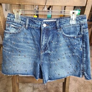 Velvet heart Denim size 28 blue distressed jean Shorts!!